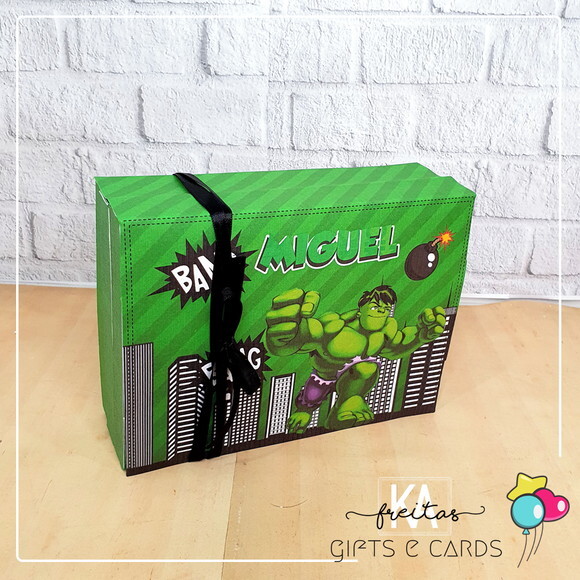 Kit Diversão Infantil Hulk Vingadores Lembrancinha