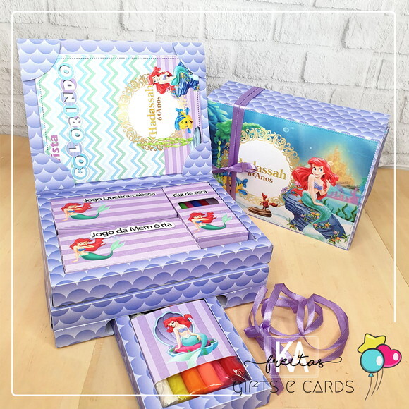 Kit Diversão Infantil Show da Luna Lembrancinha Kit Pintura