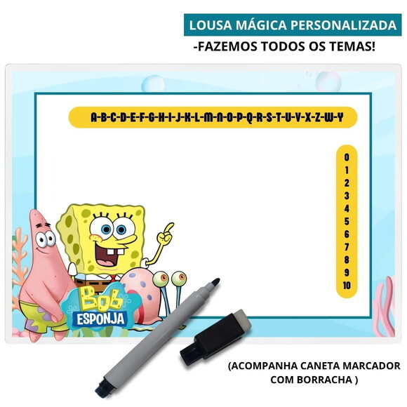Lousa Mágica Personalizada I Lembrancinha Infantil