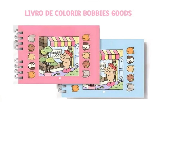 Livro de Colorir Bobbie Goods 100 Folhas ou 50 Folhas 180g