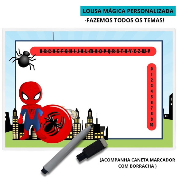 Lousa Mágica Personalizada I Lembrancinha Infantil