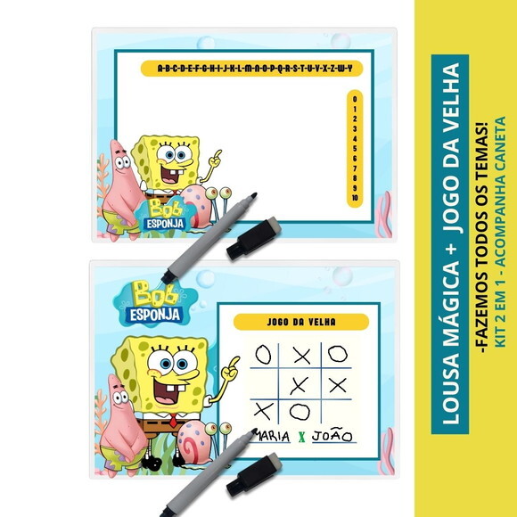 Lousa Mágica Personalizada I Lembrancinha Infantil