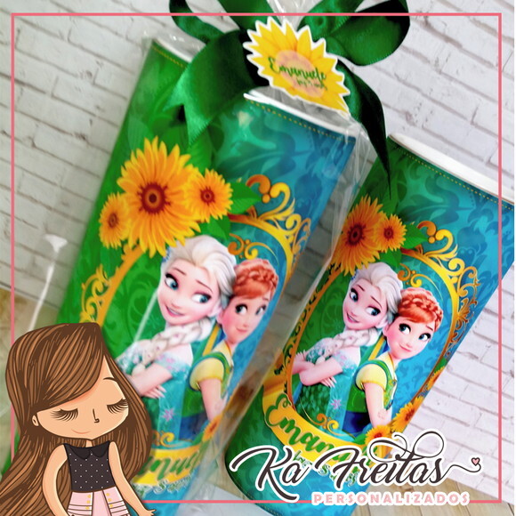 Maxi-pote com Kit Colorir - Frozen