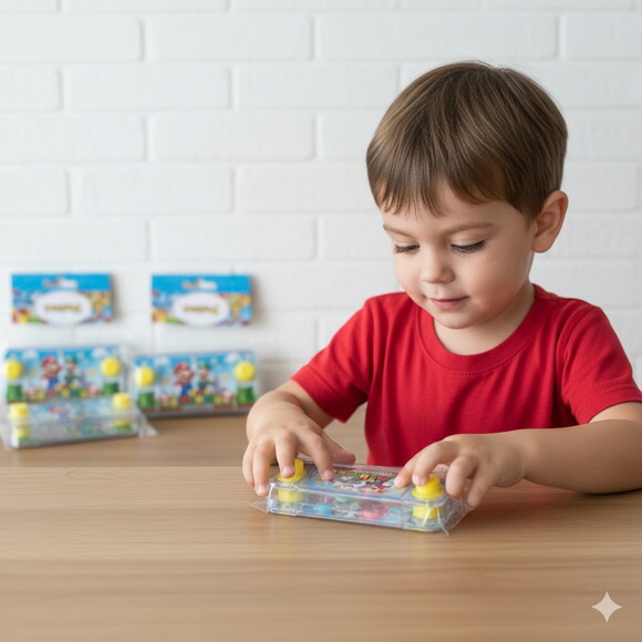 Mini Aquaplay Personalizado na Lapela - Super Mário
