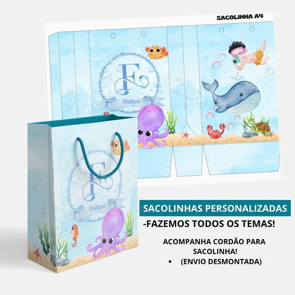 Sacolinha Personalizada I Sacolinha Surpresa I Sacolinha