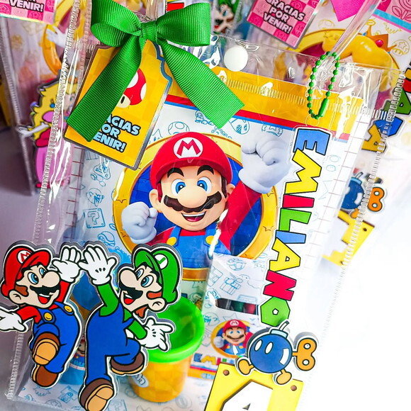 Sacolinha Surpresa - Lembrancinha Festa Infantil Mário Bross