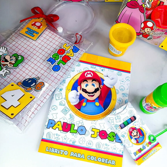 Sacolinha Surpresa - Lembrancinha Festa Infantil Mário Bross