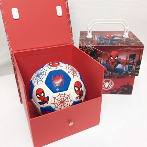 Caixa com Bola Cartonada - Lembrancinha Homem Aranha