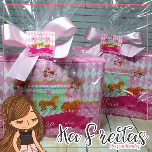 Estojo de Pintura - Kit Colorir e Pintura - Carrossel