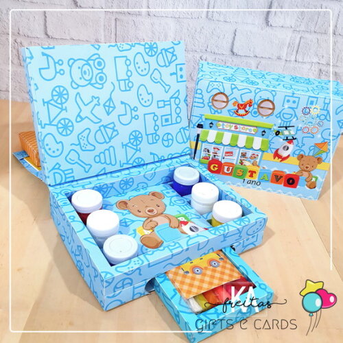 Kit Diversão Infantil Brinquedos Lembrancinha Kit Pintura