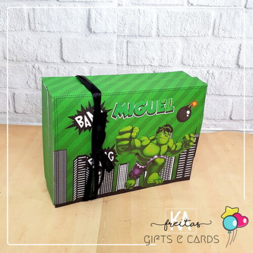 Kit Diversão Infantil Hulk Vingadores Lembrancinha