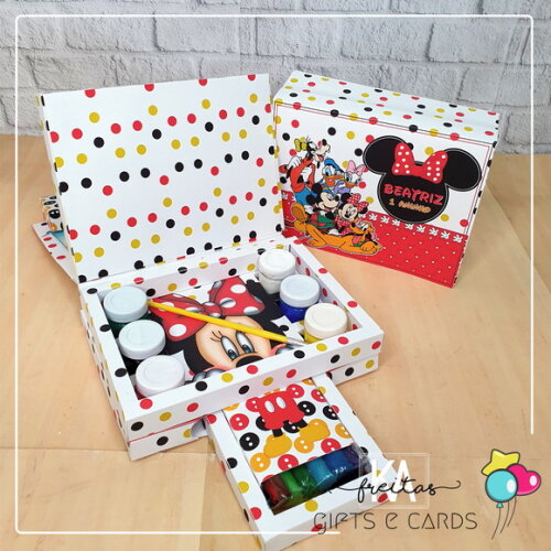 Kit Diversão Infantil Super Luxo Lembrancinha Kit Pintura