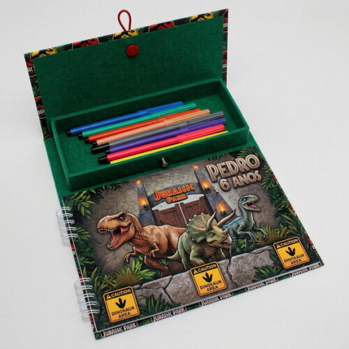 Kit Risque e Rabsique Cartonado Jurrassic Park