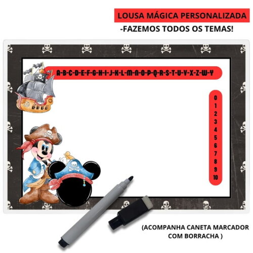 Lousa Mágica Personalizada I Lembrancinha Infantil