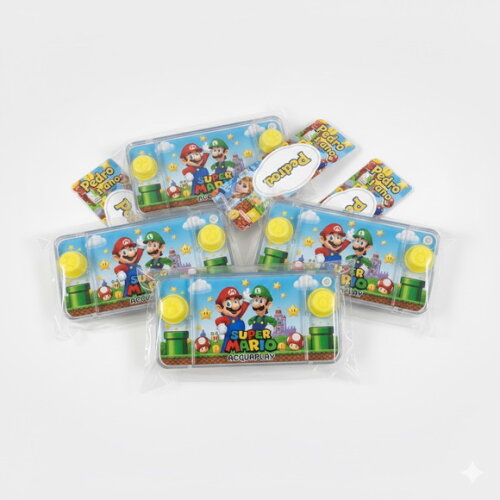 Mini Aquaplay Personalizado na Lapela - Super Mário