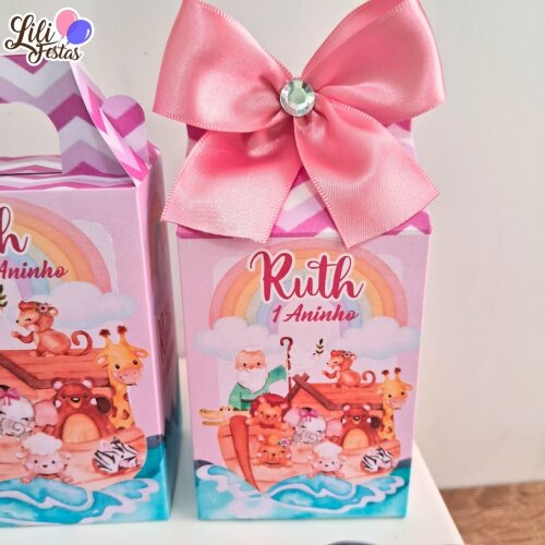40 Caixinhas Arca de Noé Rosa