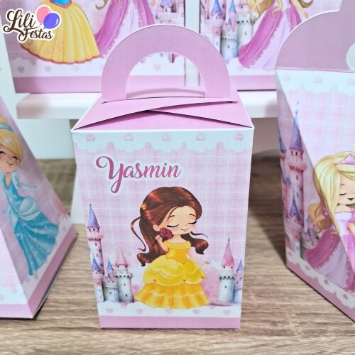 Kit 40 Caixinhas Princesinhas Prontas com Laço | Artesanou