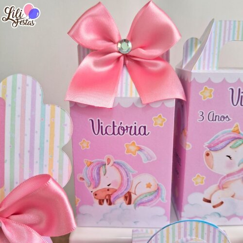 40 Caixinhas Unicórnio