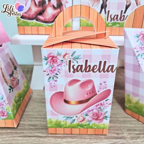 Kit 10 Caixinhas Boiadeira Prontas com Laço | Artesanou