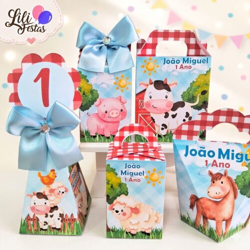 10 Caixinhas Fazendinha