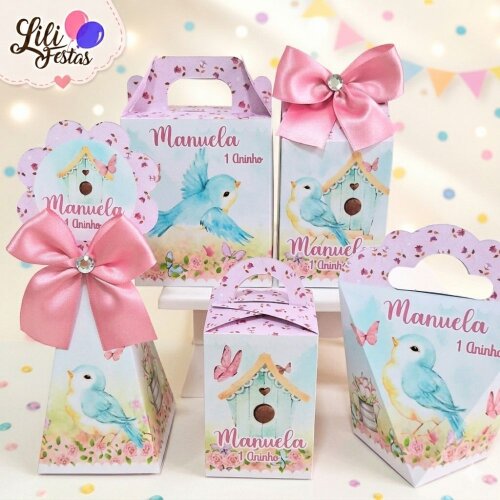 10 Caixinhas Jardim Encantado