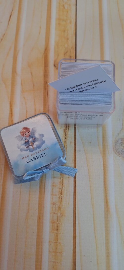 KIT 20 Caixinha de versiculos - Lembrancinha