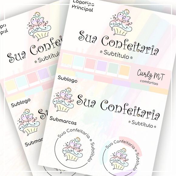 Kit Identidade Visual - Confeitaria Ii