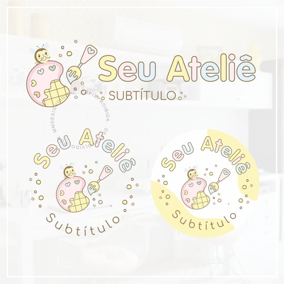 Kit Identidade Visual - Pré Pronta Abelhinha