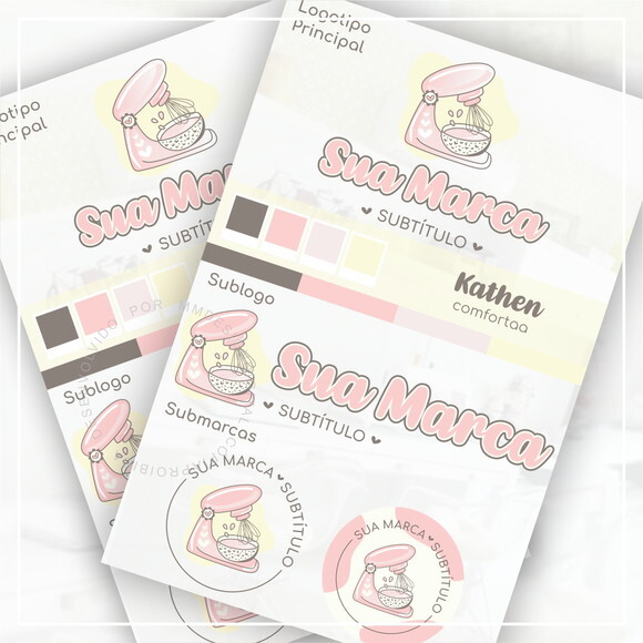 Kit Identidade Visual - Pré Pronta Confeitaria Ii