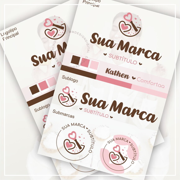 Kit Identidade Visual - Pré Pronta Confeitaria Iv