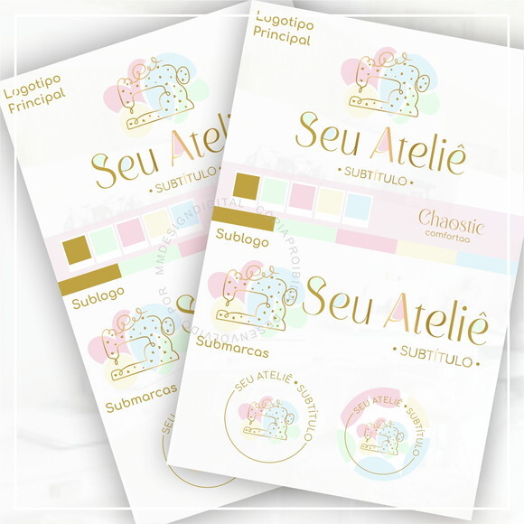 Kit Identidade Visual - Pré Pronta Costurinha