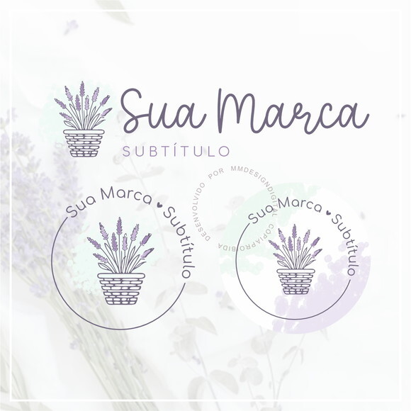 Kit Identidade Visual - Pré Pronta Lavanda