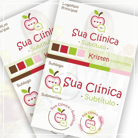 Kit Identidade Visual - Pré Pronta Nutricionista