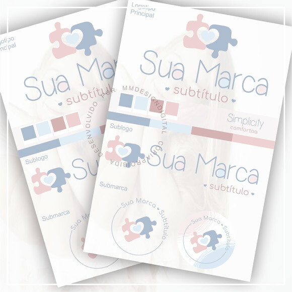Kit Identidade Visual - Pré Pronta Quebra Cabeça