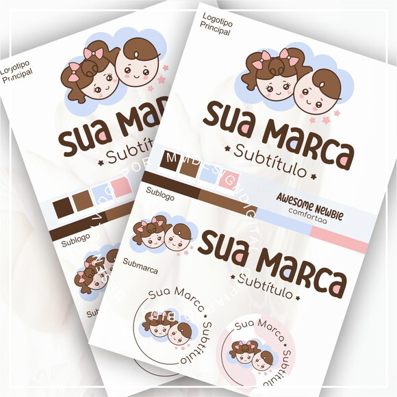 Kit Identidade Visual - Pronta Entrega Kids