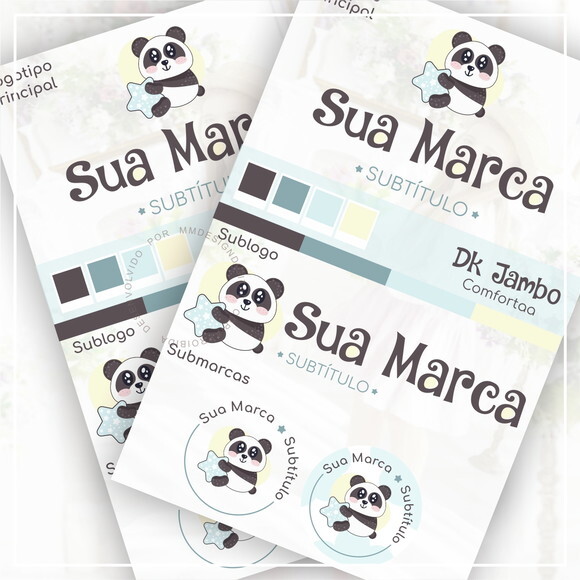 Kit Identidade Visual - Pronta Entrega Panda