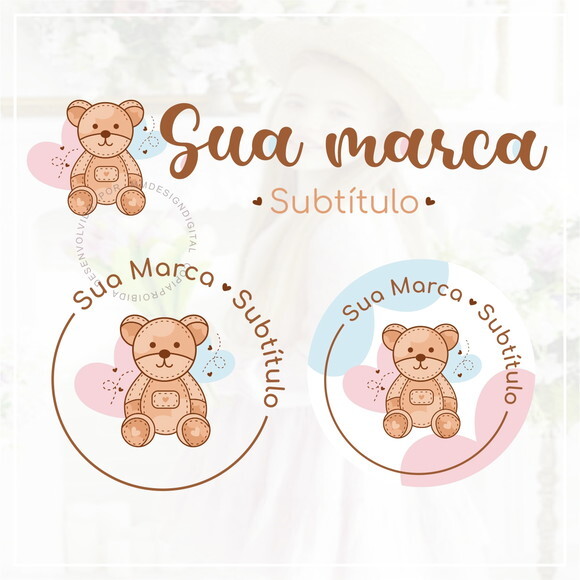 Kit Identidade Visual - Pronta Entrega Ursinho