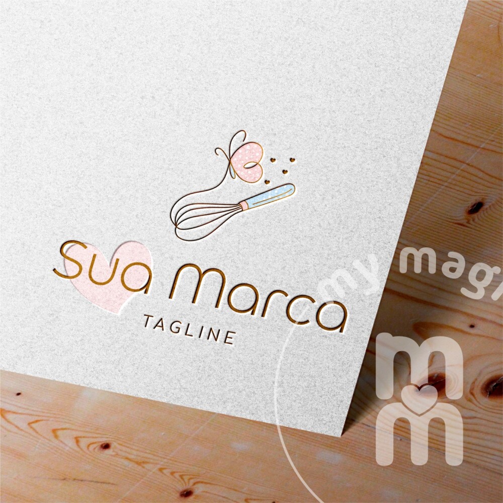Kit Identidade Visual - Pronta Entrega - Confeiteira