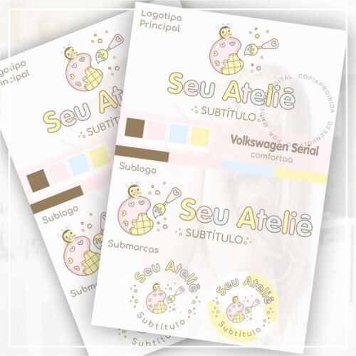 Kit Identidade Visual - Pré Pronta Abelhinha