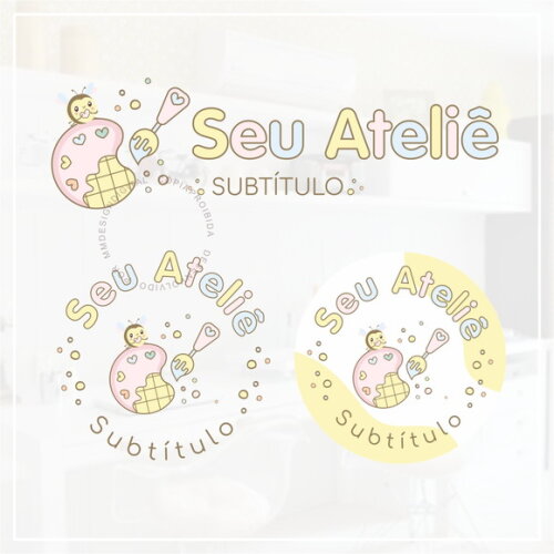 Kit Identidade Visual - Pré Pronta Abelhinha