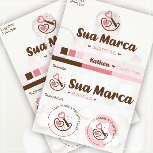 Kit Identidade Visual - Pré Pronta Confeitaria Iv