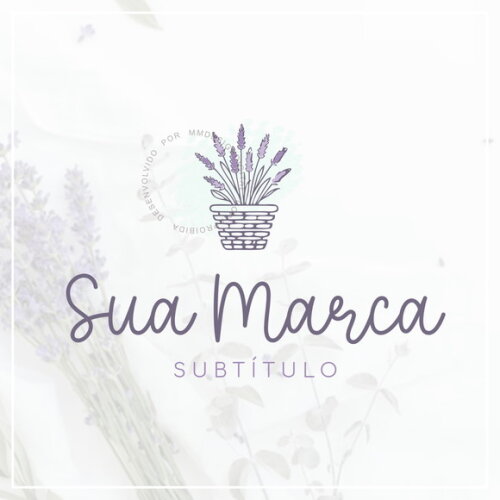 Kit Identidade Visual - Pré Pronta Lavanda