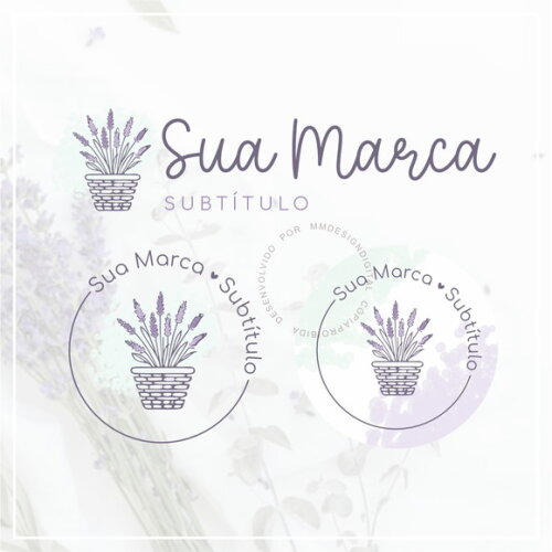 Kit Identidade Visual - Pré Pronta Lavanda
