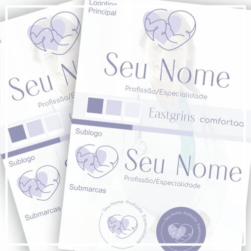 Kit Identidade Visual - Pré Pronta Obstetra Doula Pediatra