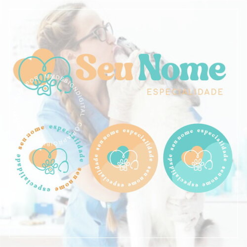 Kit Identidade Visual - Pré Pronta Veterinária | Clínicas