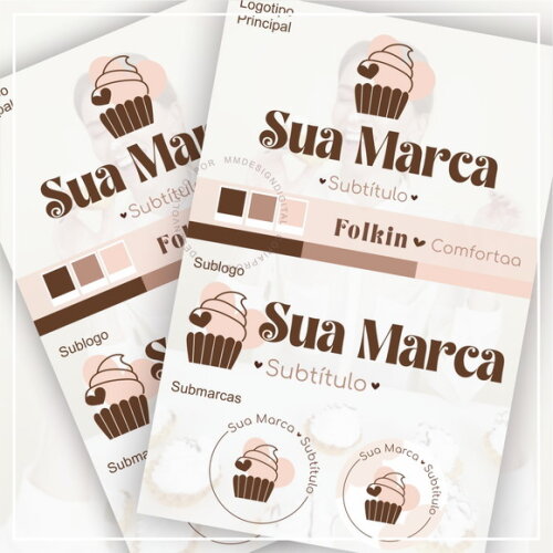 Kit Identidade Visual - Pronta Entrega - Confeitaria I