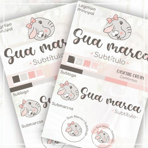 Kit Identidade Visual - Pronta Entrega Elefante Ii