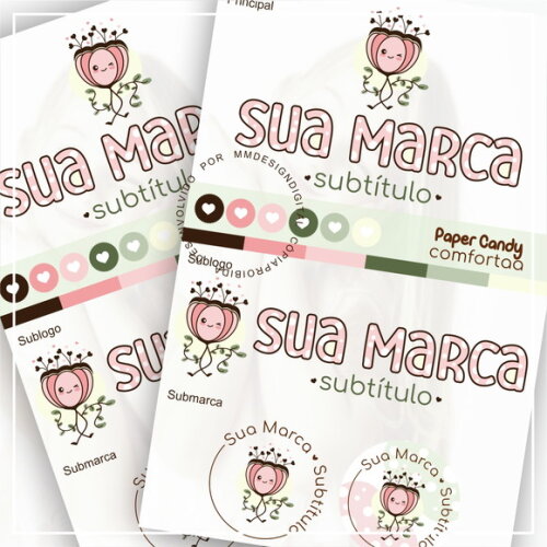 Kit Identidade Visual - Pronta Entrega Florzinha