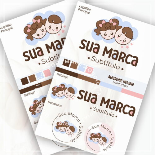 Kit Identidade Visual - Pronta Entrega Kids