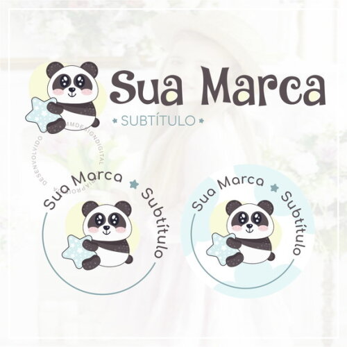 Kit Identidade Visual - Pronta Entrega Panda
